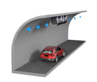 Longitudinal Ventilation Application Concept Image